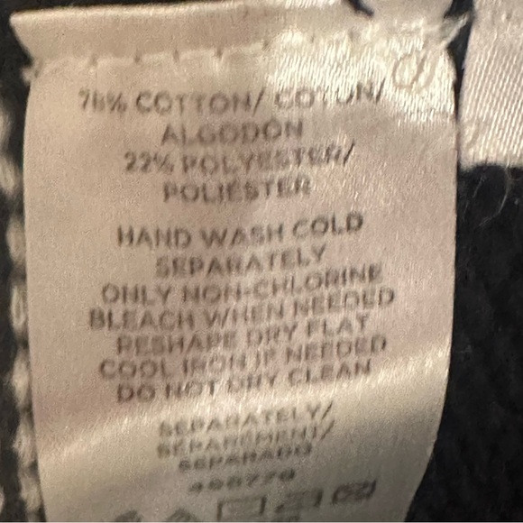 LOFT Navy and White Striped Sleeveless Halter Top - Picture 5 of 5